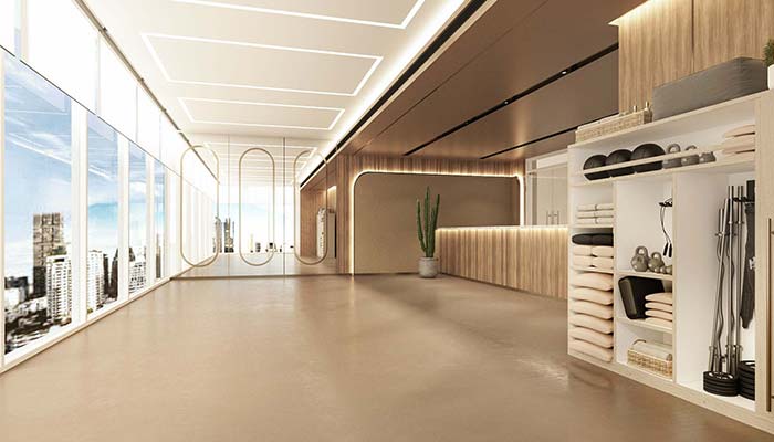 Rooftop Fitness Center